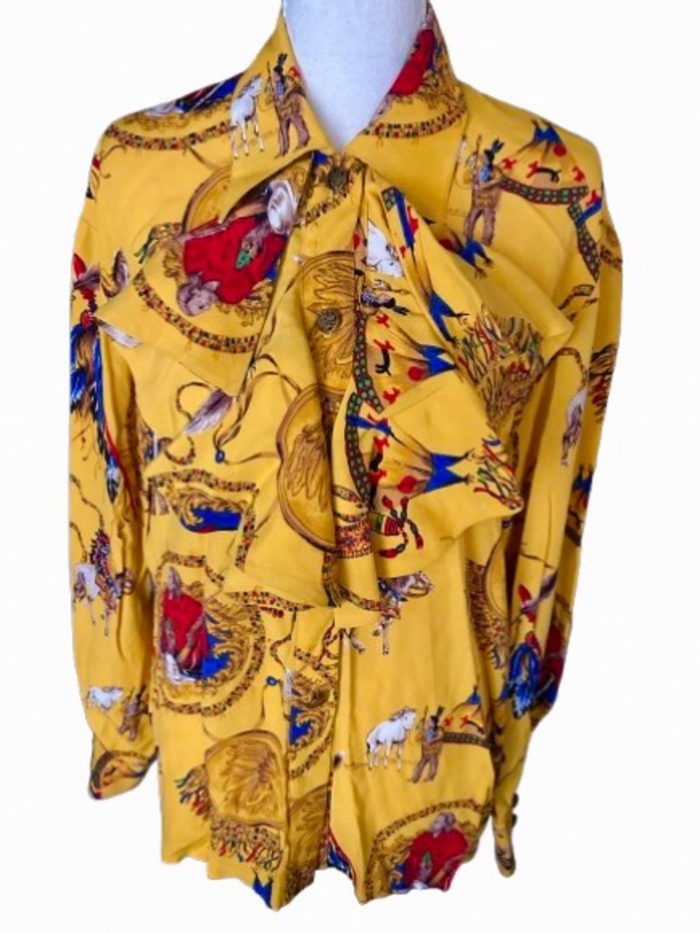 Incredible! Vintage Native American EN ROUTE Petite Extra Large Medium Top Shirt